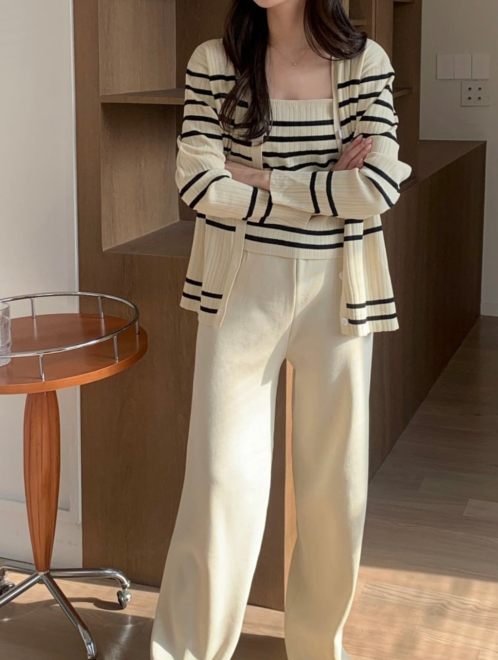 Striped Three-Piece Set