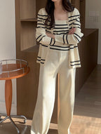 Striped Three-Piece Set