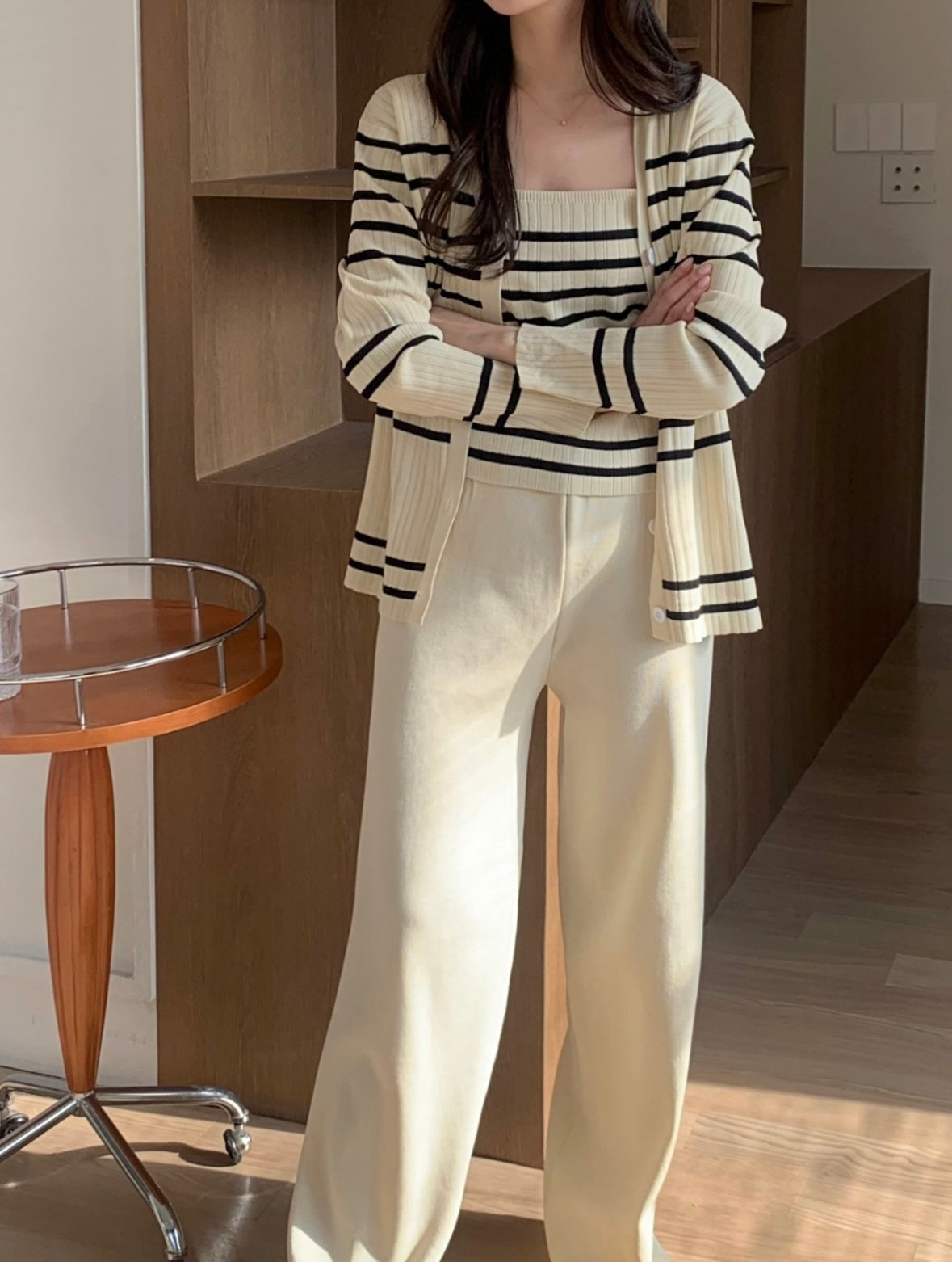 Striped Three-Piece Set