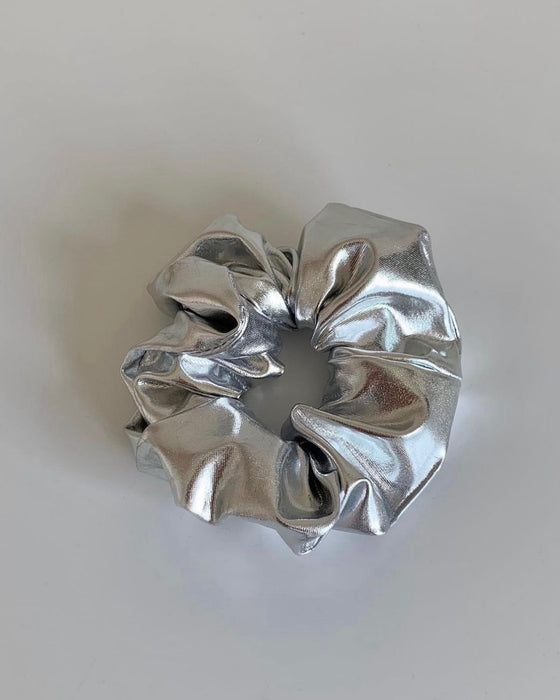 Silver Scrunchie