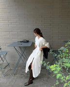 [ Pre-order ] Buckle Shirt Dress