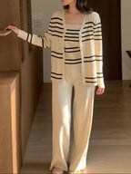 Striped Three-Piece Set