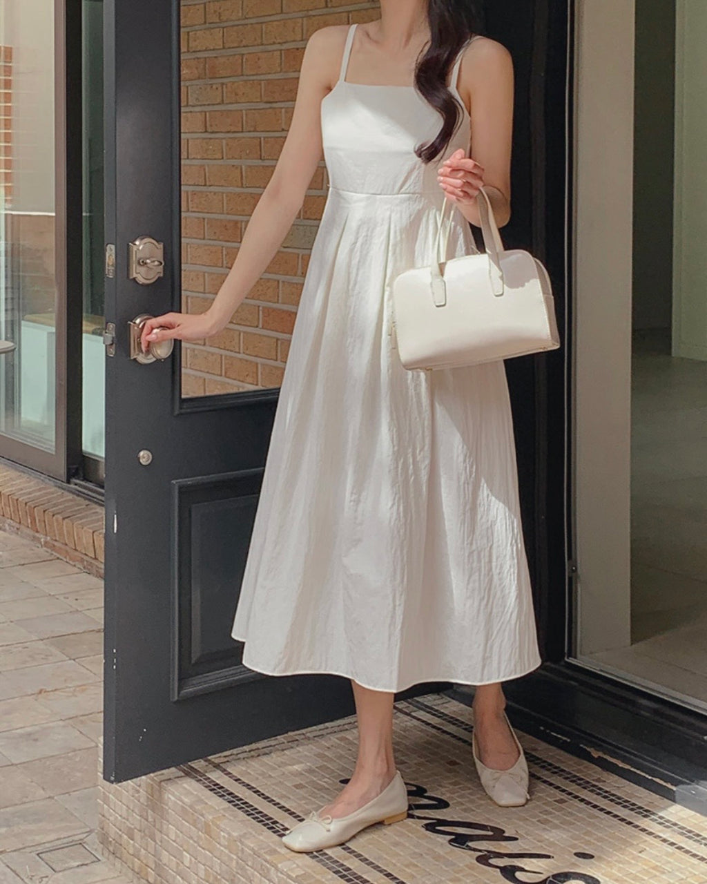 Pleats Sleeveless Dress