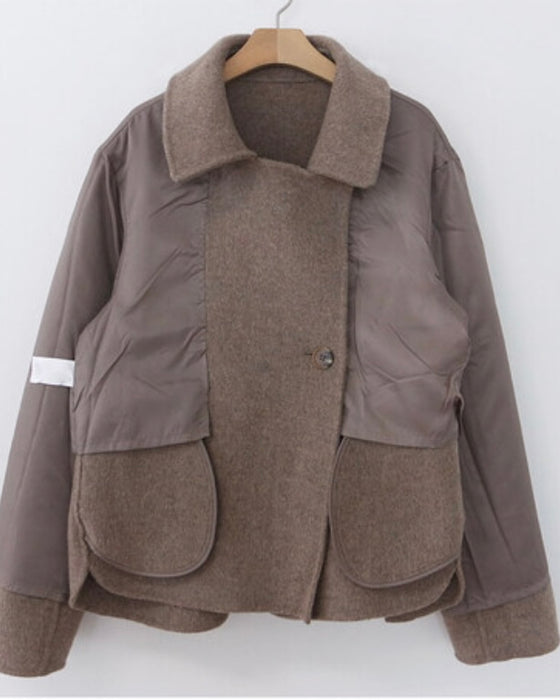 Double 90% Wool Short Coat
