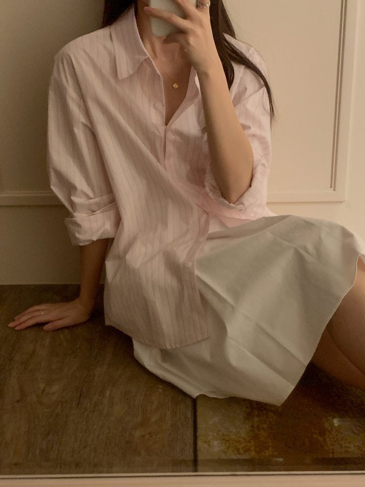 Over Striped Shirt