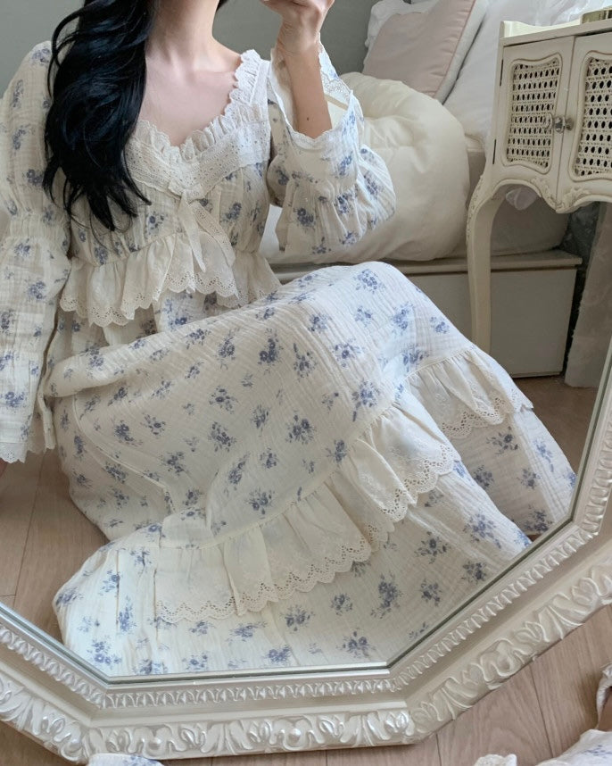 Flower Lace Night Dress
