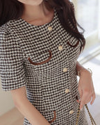 Angela Wool Tweed Dress