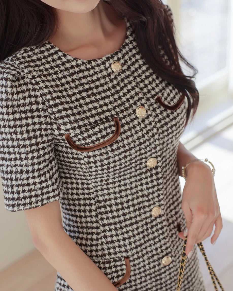 Angela Wool Tweed Dress