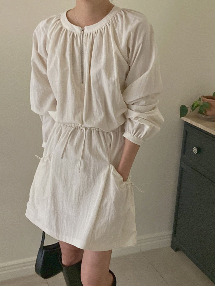 [ Pre-order ] Mine Cargo String Dress