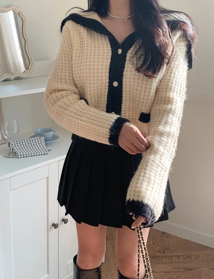Waffle Cardigan