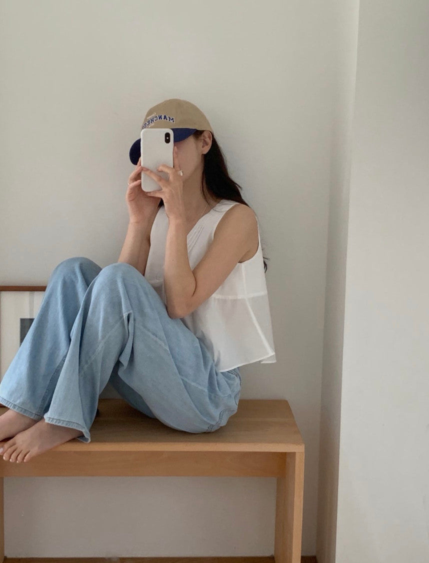 [ M ] Summer Mid-Rise Wide Fit Jeans