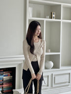 [ Pre-order ] Alisa Halter Sleeveless Cardigan Set