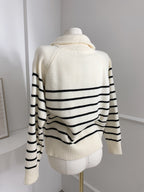 Soy Striped Half Zip-Up