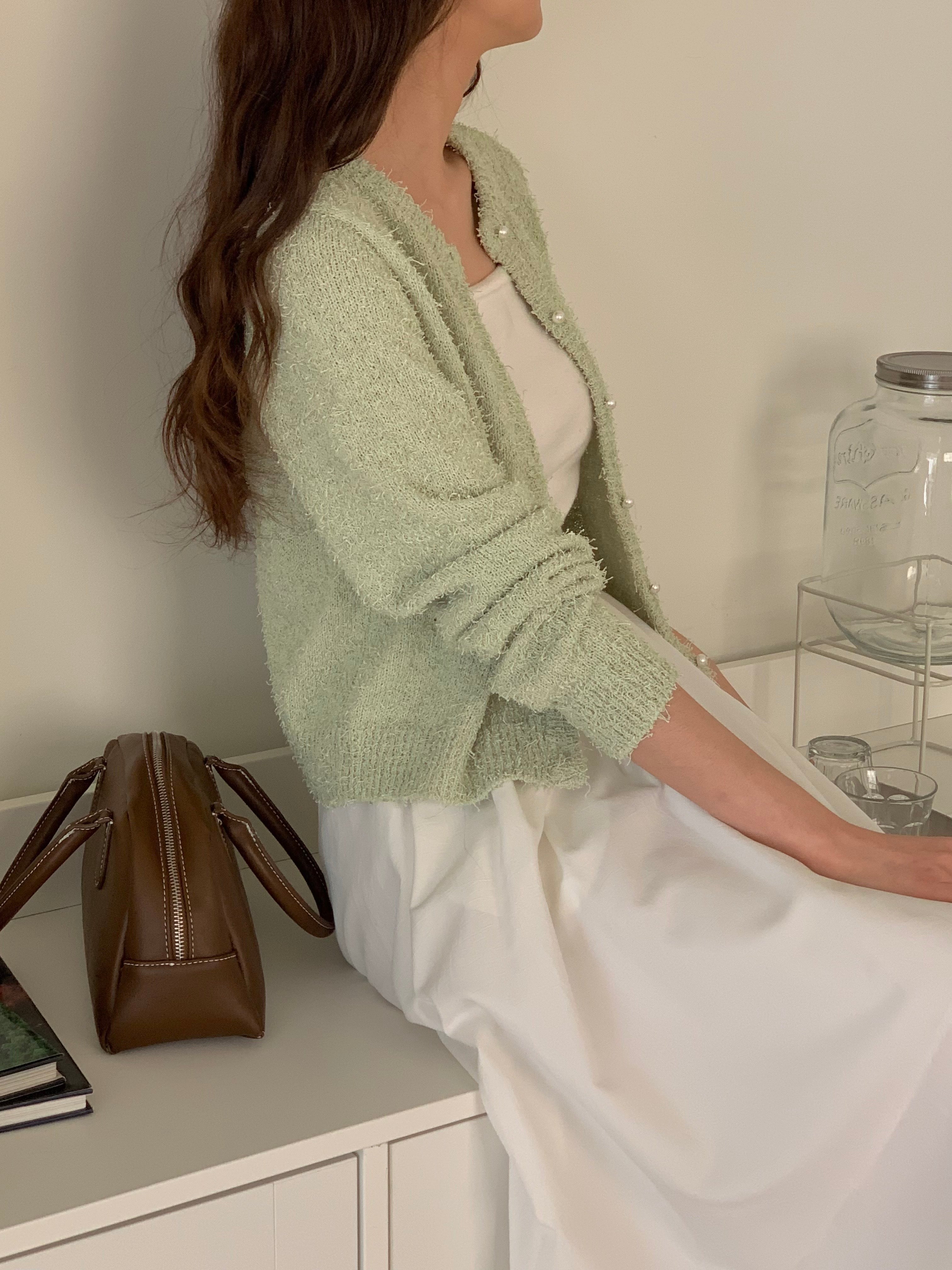 Hari Pearl Button Cardigan