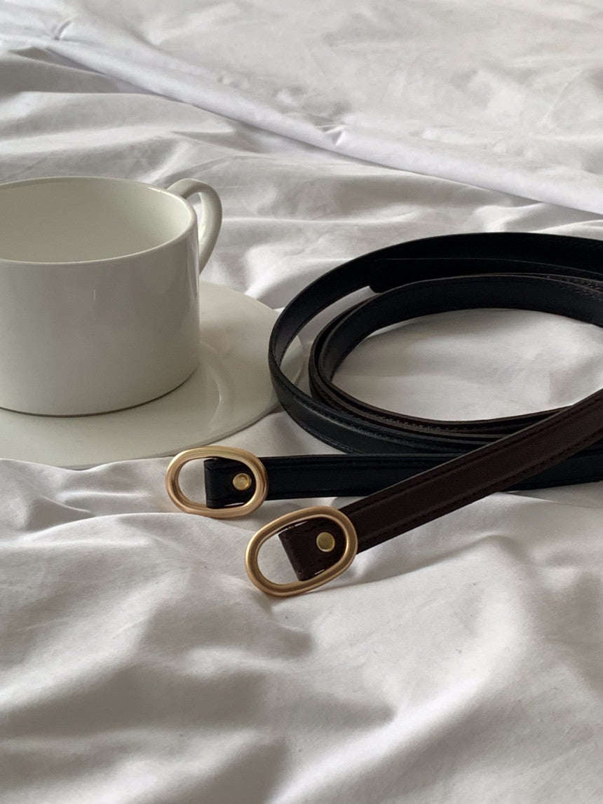 Round Slim Belt