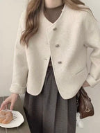 Round Wool Handmade Jacket