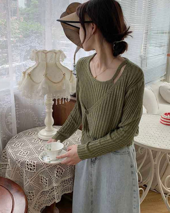 Lucifer Sheer Knitted Top