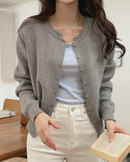 Daily Metal Charm Cardigan