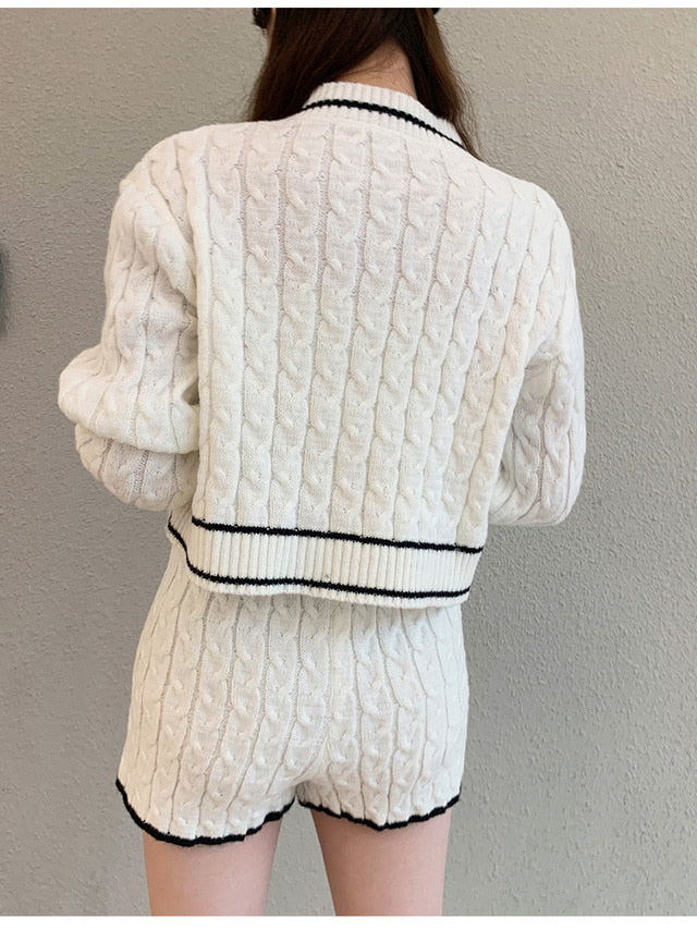 Vly Knit Two-Piece