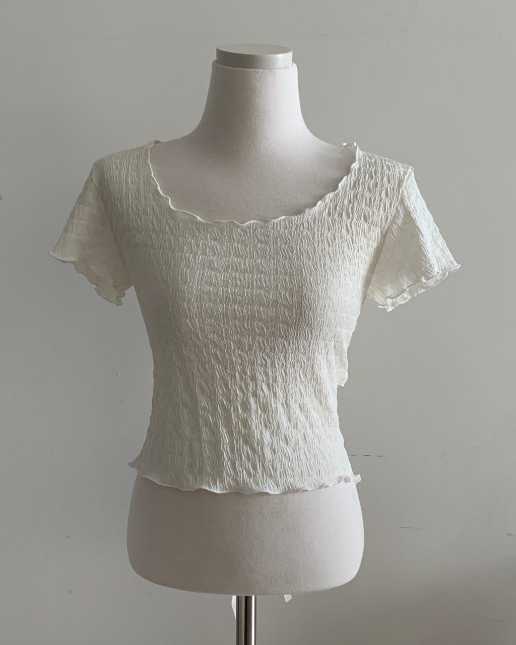 [ Sale Excluded ] Yoru Back Ribobn Top