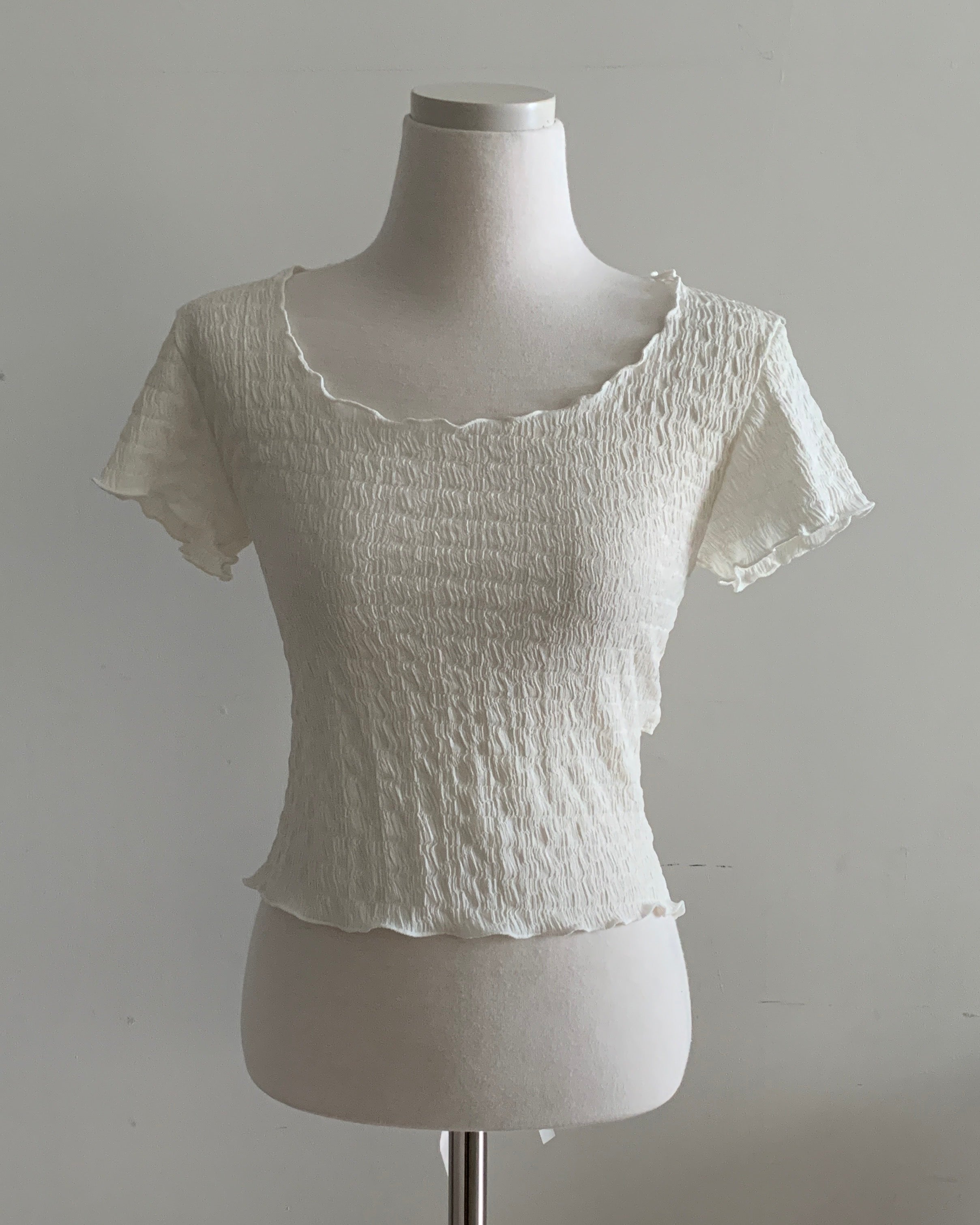 [ Sale Excluded ] Yoru Back Ribobn Top