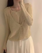 Lucifer Sheer Knitted Top