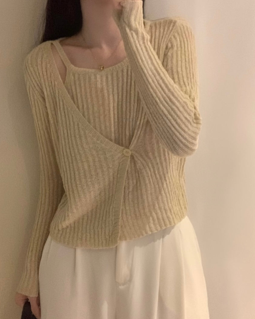 Lucifer Sheer Knitted Top