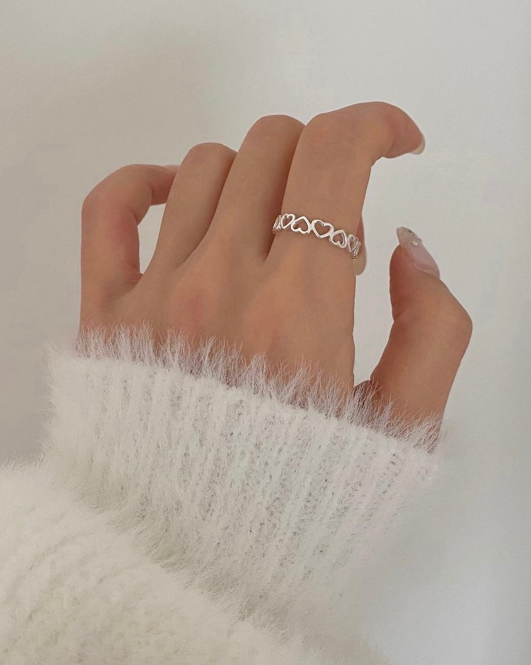 Heart Silver Ring