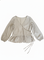 Frill Sleeveless Blouse Set