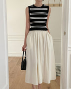 Striped Knit Sleeveless