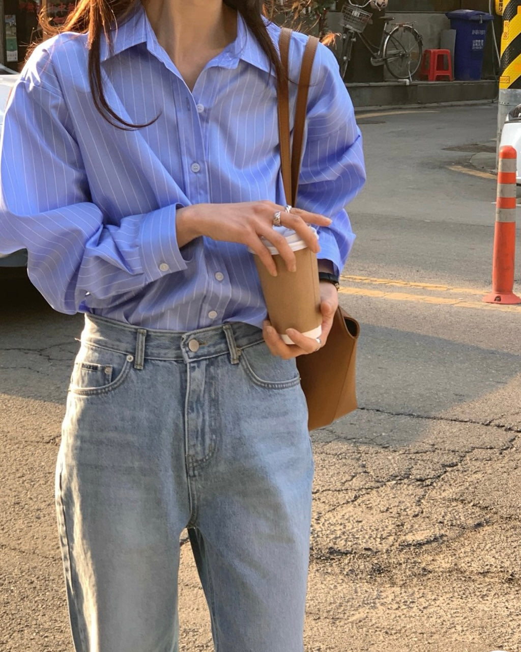 Wrinkle-Free Striped Shirt