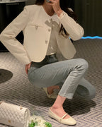 Lumiere Silver Button Jacket