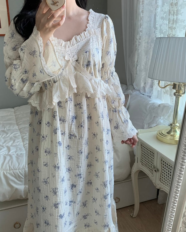 Flower Lace Night Dress
