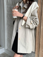 Premium Iena Half Trench Coat
