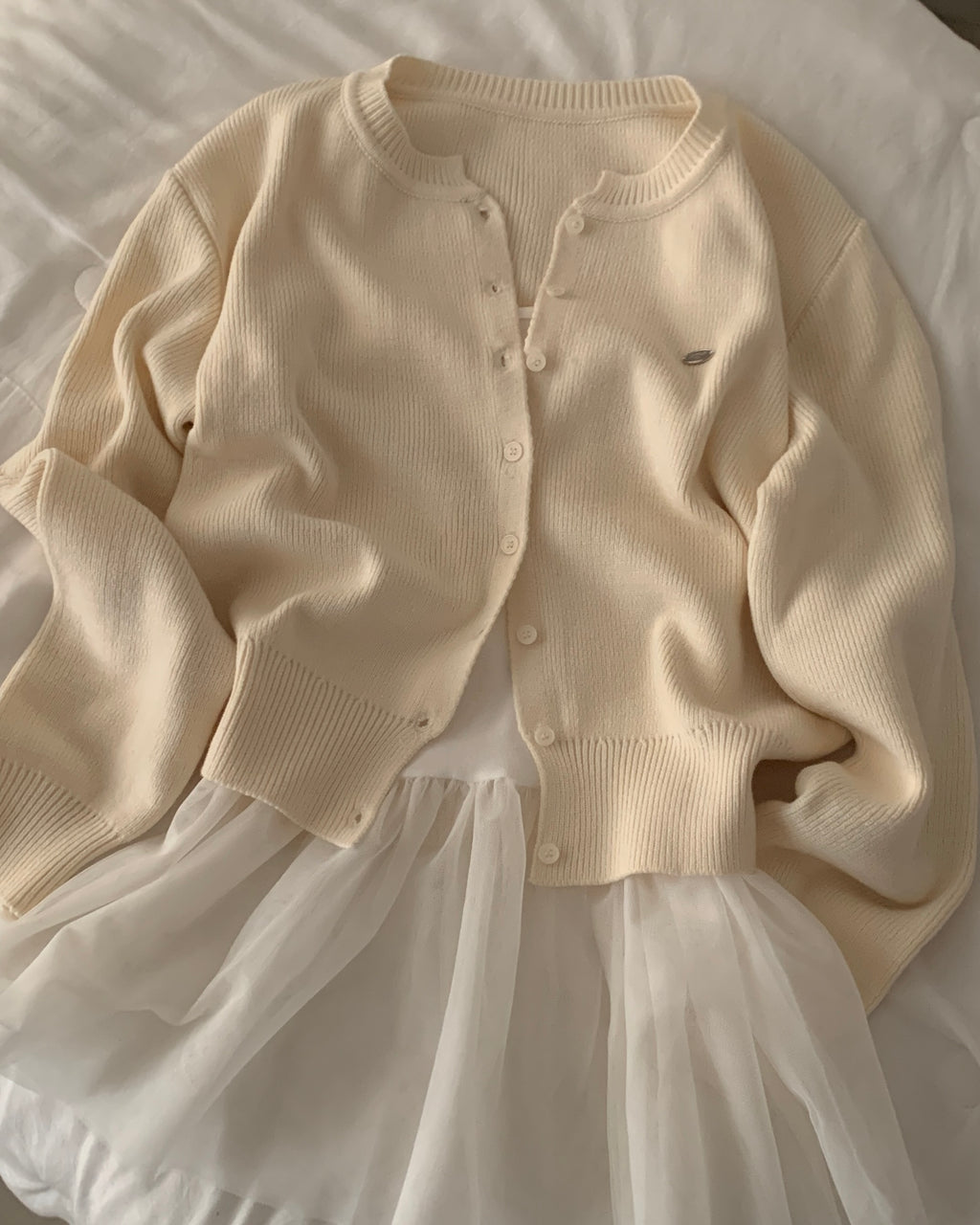 Daily Metal Charm Cardigan
