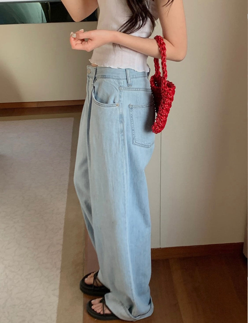 [ M ] Summer Mid-Rise Wide Fit Jeans