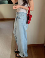 [ M ] Summer Mid-Rise Wide Fit Jeans