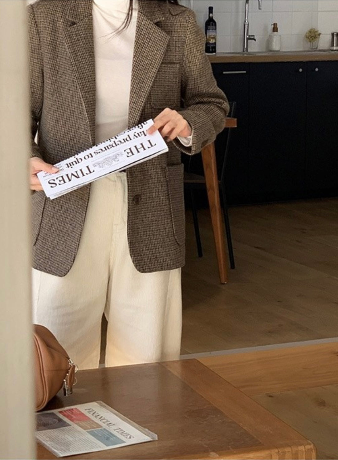 Classic Check Wool Jacket - 60% Wool