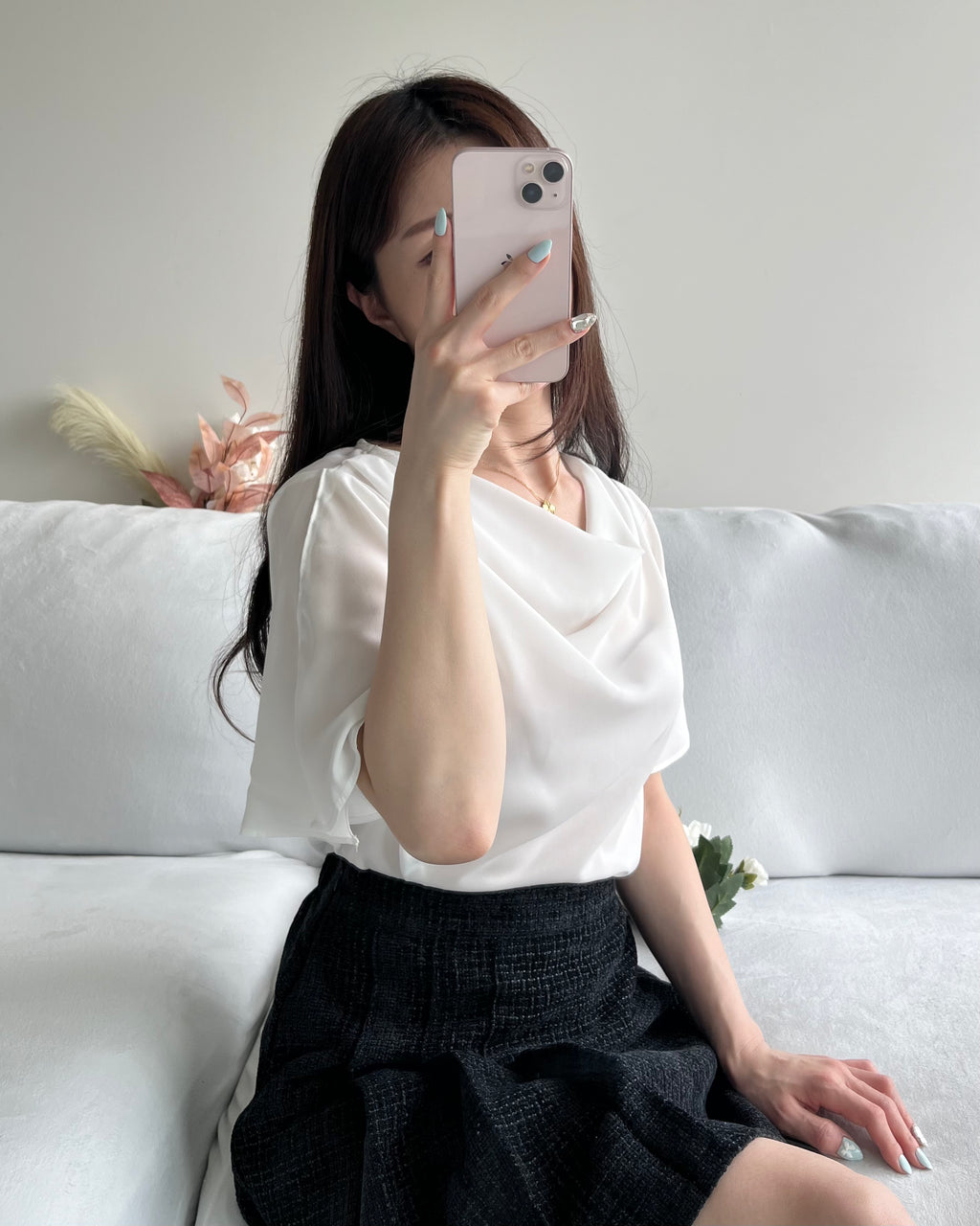 Drape Wing Blouse