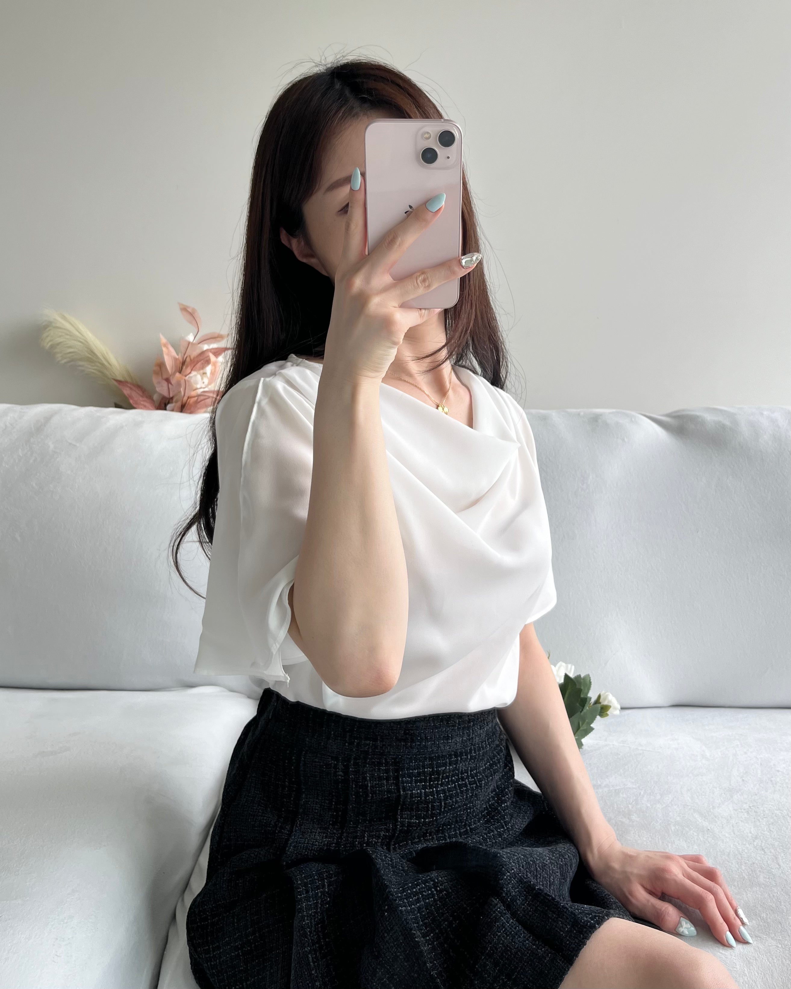 Drape Wing Blouse