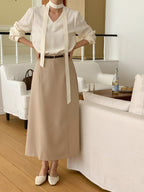[S,M] Bath Belt Long Skirt Set
