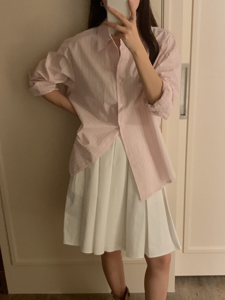 Over Striped Shirt