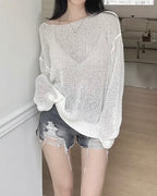 Landis Boat-Neck Knit Top