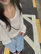 [ M ] Summer Mid-Rise Wide Fit Jeans