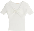 Twist Short Sleeves Knit