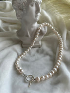 Silver Ugly Freshwater Pearl Necklace