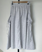 Ribbon Pocket Banding Long Skirt