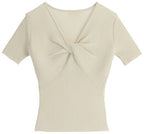 Twist Short Sleeves Knit