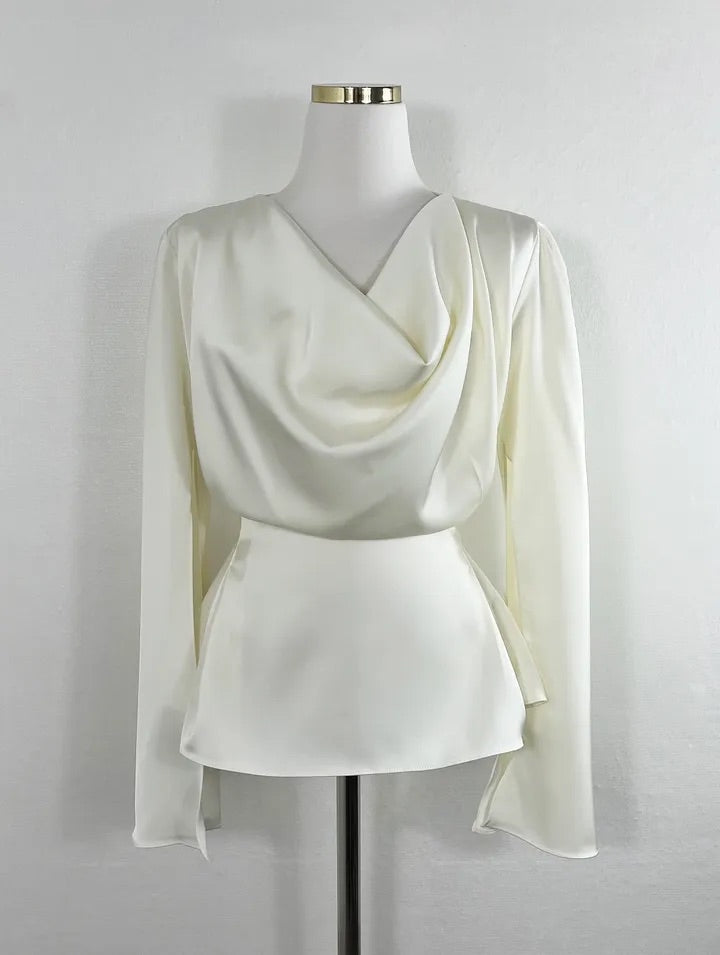 Zoe Drape Blouse