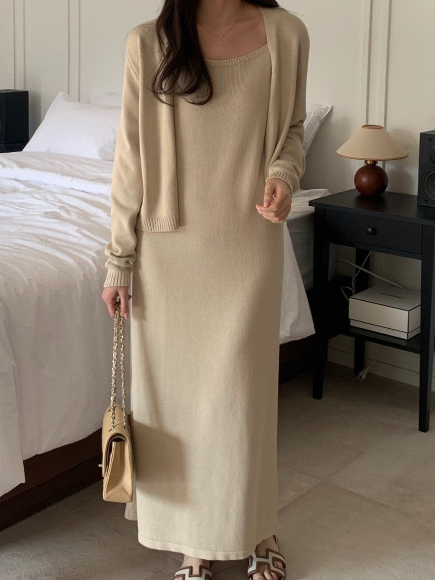 Mulia Cardigan Dress Set